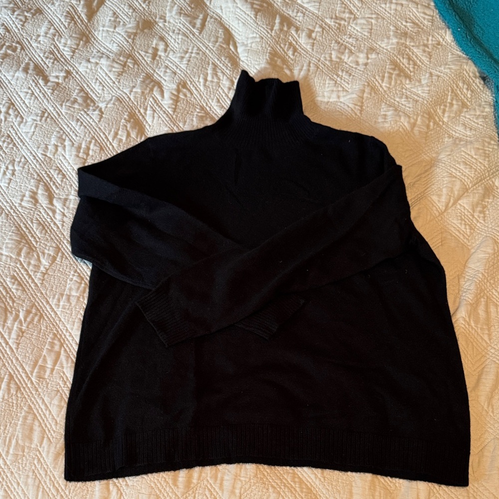 Black Turtleneck Sweater